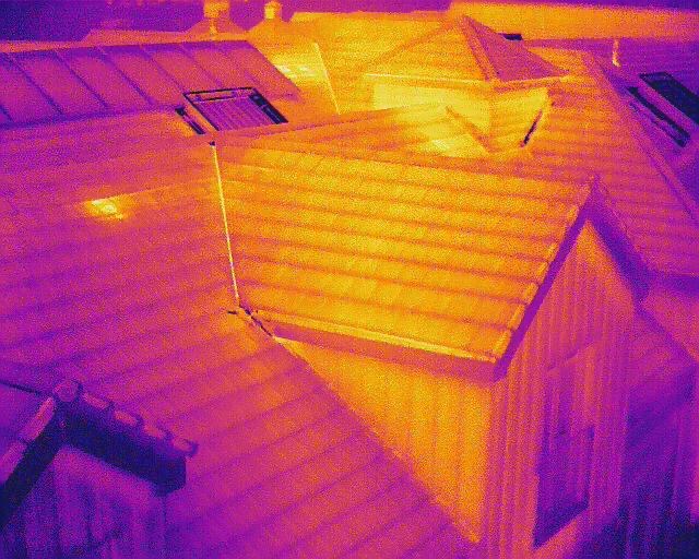 Thermal Imaging Roof Survey Image Blyth